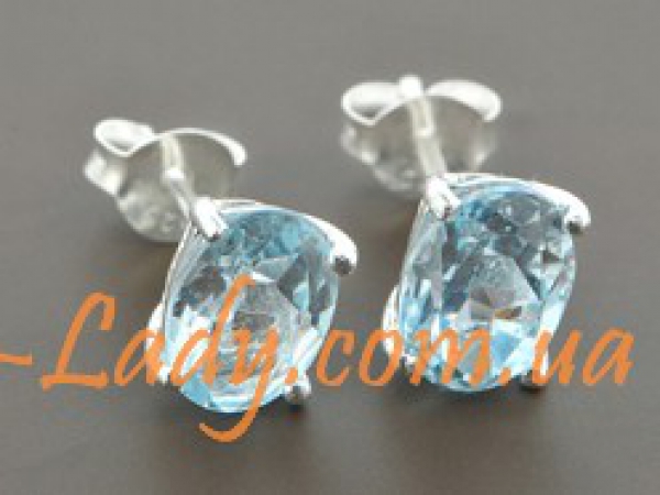шикарные серьги из серебра, вид сверху