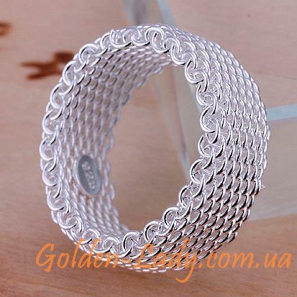 колечко Тиффани из серебра 925 пробы