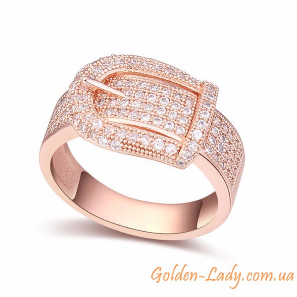 Кольцо в виде ремня "Chrystal Belt"