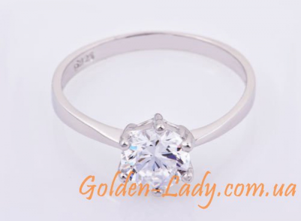 серебряное кольцо 925 с пробой
