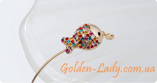 Кулон "Fish Swarovski"