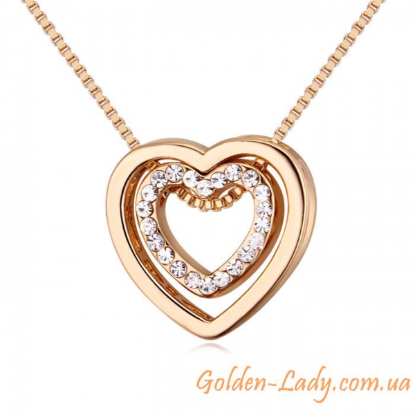 Кулон "Love Heart" в виде сердечка
