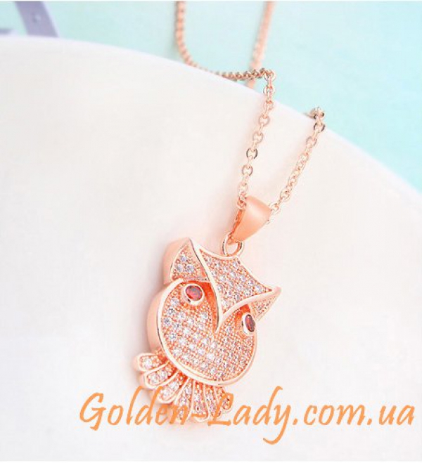 Кулон "Chrystal owl" 