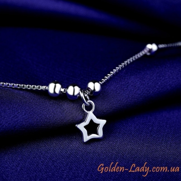 Срібний браслет "Stars Deluxe"
