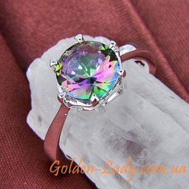 Серебряное кольцо с аметистом
