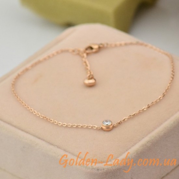 Браслет на ногу "Cartier"
