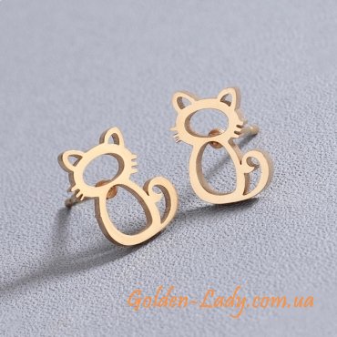 Сережки у вигляді кішок "New cat" 