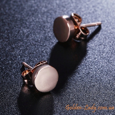 Серьги "Round Classic" без камней